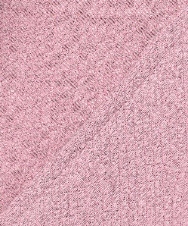 組曲 KIDS 【90-100㎝】フラワーキルト パーカー ラベンダー