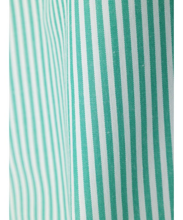 earth music&ecology ボーイズライクシャツ Stripe Green