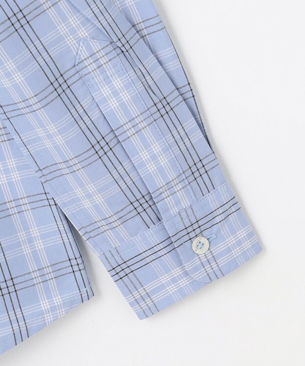 J.PRESS KIDS 【140-170cm】オックス チェックシャツ スカイブルー系3