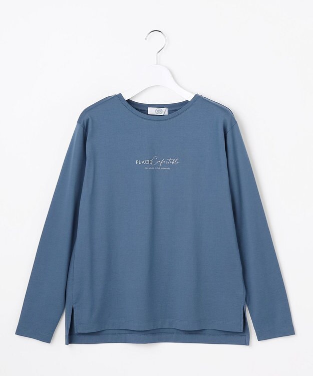J.PRESS LADIES L ロゴ Tシャツ ブルー系
