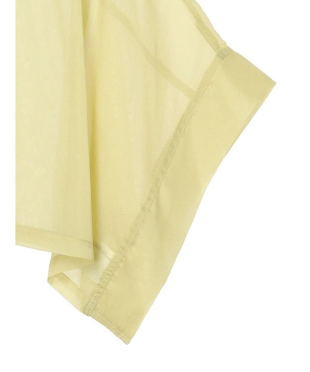 Green Parks ・ＥＬＥＮＣＡＲＥ　ＤＵＥ　ラメシフォンショートシャツ Yellow