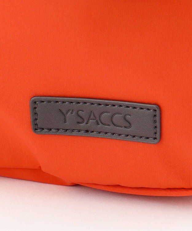 Y'SACCS ダブルタブ　トラベルショルダーバッグ レンガブラウン