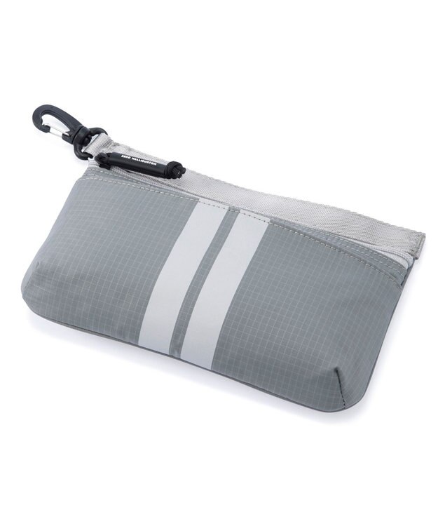 ZERO HALLIBURTON リップストップ小物入れ 82037 グレーシルバー