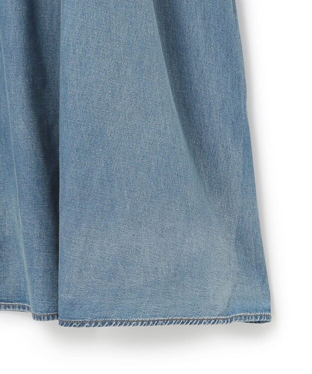 J.PRESS YORK STREET 【WOMEN】デニムダンガリー ワンピース ダルブルー系