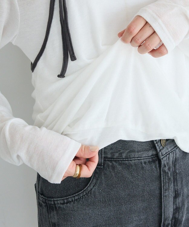 CRAFT STANDARD BOUTIQUE パイピングレイヤードバルーンプルオーバー Off White