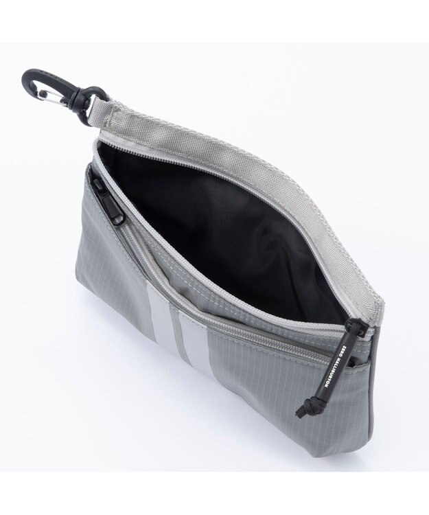 ZERO HALLIBURTON リップストップ小物入れ 82037 グレーシルバー