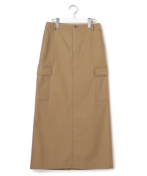 23区 S 【SLOW/一部店舗限定】ミリタリーボトム カーゴスカート ベージュ系