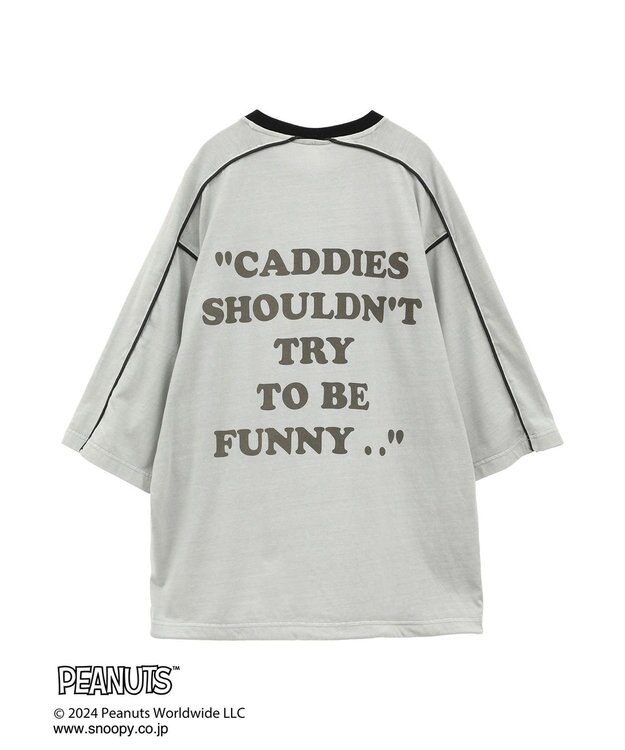 CRAFT STANDARD BOUTIQUE 【ユニセックス】PEANUTS/スヌーピー ゲームシャツTEE Light Gray