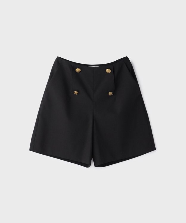 GRACE CONTINENTAL ダブルボタンショートパンツ ブラック