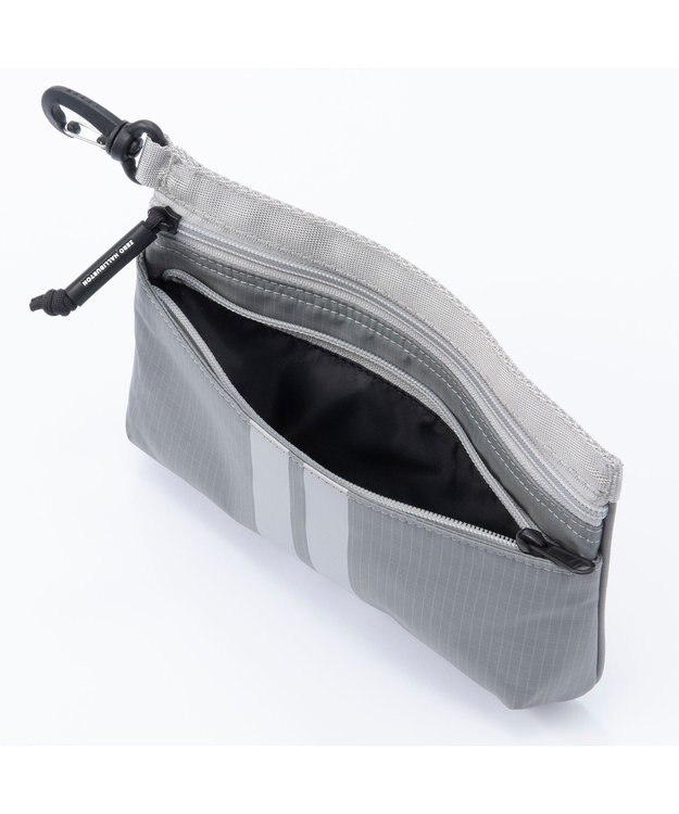 ZERO HALLIBURTON リップストップ小物入れ 82037 グレーシルバー