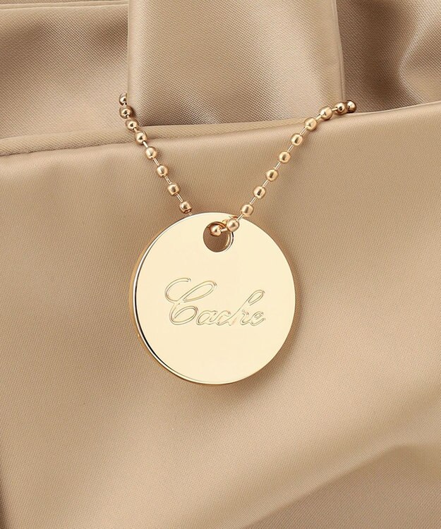 UNBILLION cachecache WEB限定リボン2wayトートバッグ ベージュ