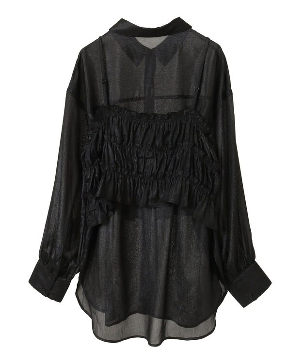 Green Parks ・ＥＬＥＮＣＡＲＥ　ＤＵＥ　シアービスチェ付シャツ Black