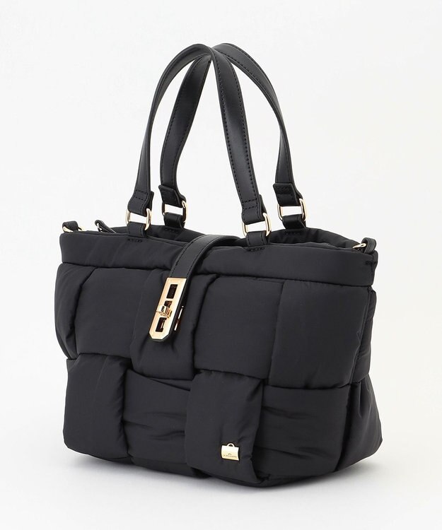 LA BAGAGERIE パデットブロック2WAYミニトート ブラック