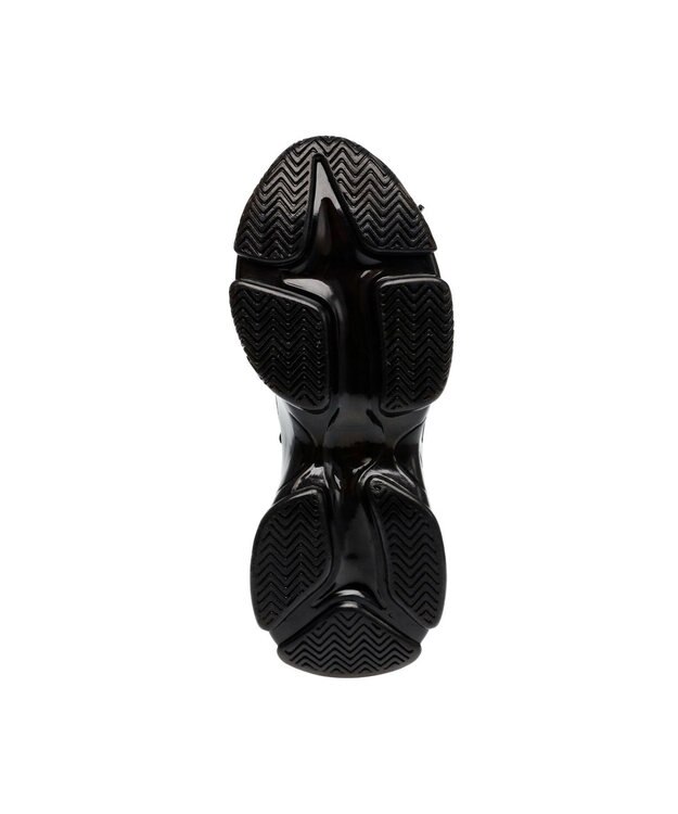 STEVE MADDEN MISTICA ビジューアクセントボリュームスニーカー ブラックシルバー
