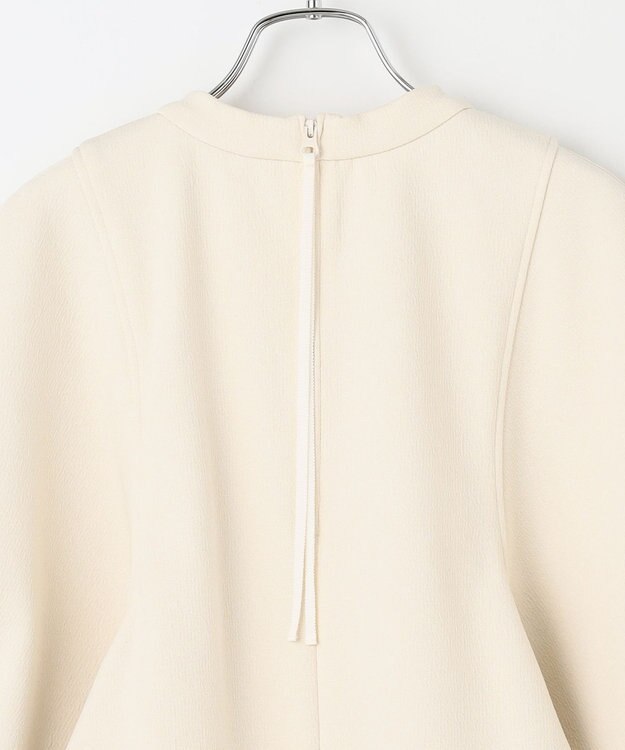 #Newans ラウンドスリーブカットソー オフ