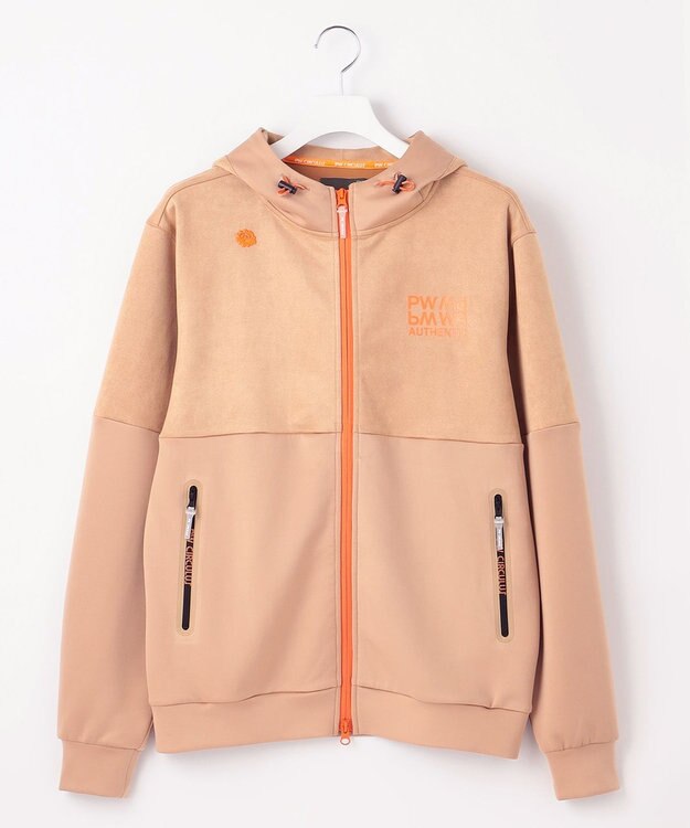 PW CIRCULUS 【MEN】ジップアップフーディ ベージュ系
