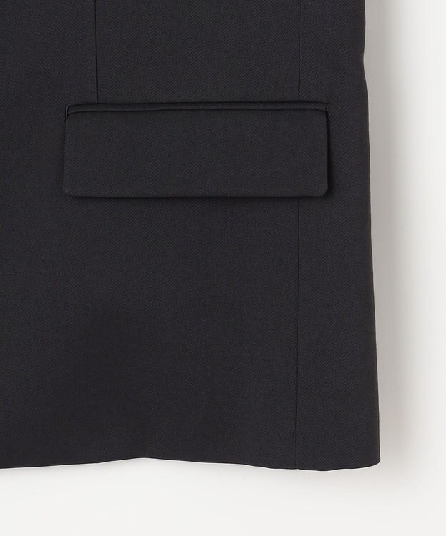 NAVE 【ReNAVE・洗える/UVカット】スパンポリエステル ジャケット ブラック系