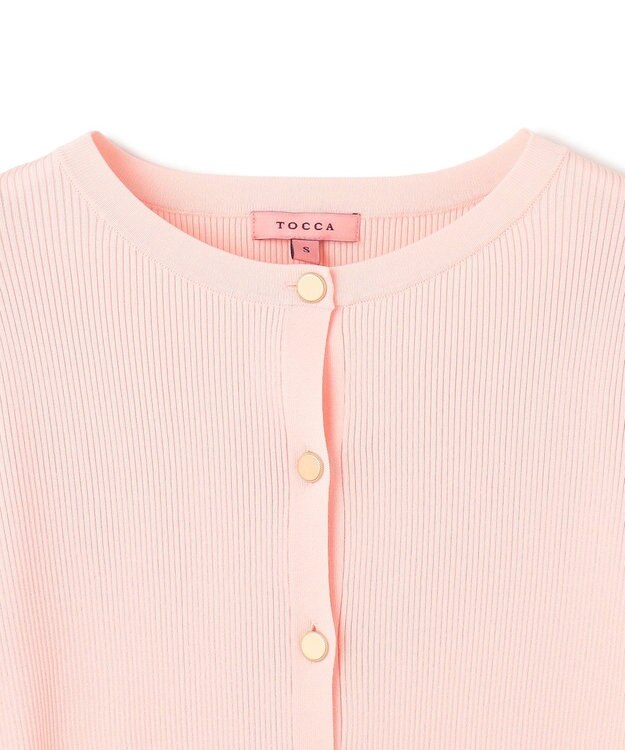TOCCA 【洗える】SPRINGTIME KNIT ニットカーディガン ピンク