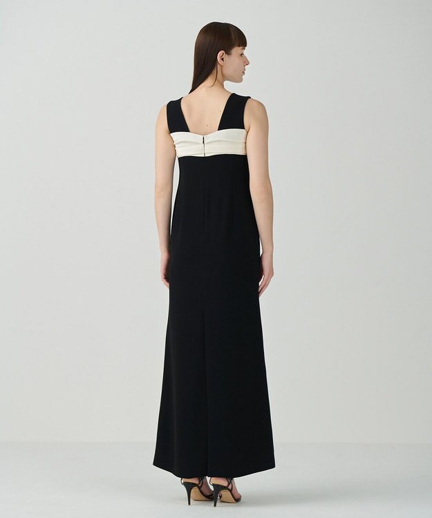 GRACE CONTINENTAL サテンリボンロングドレス キナリ