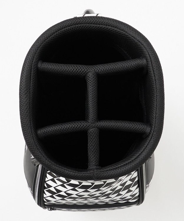 23区GOLF 【UNISEX】フラッグ総柄キャディバッグ　他と被らないデザイン ブラック系5