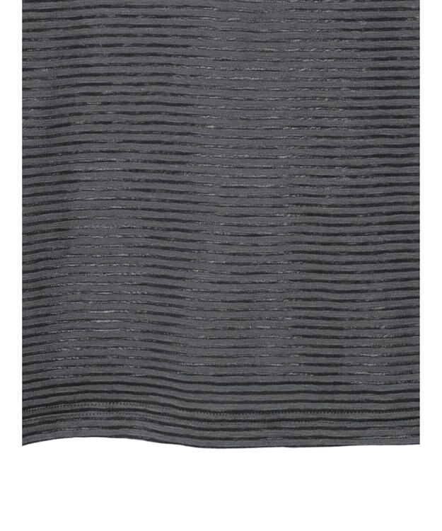 Green Parks シアーボーダーロゴプルオーバー Gray