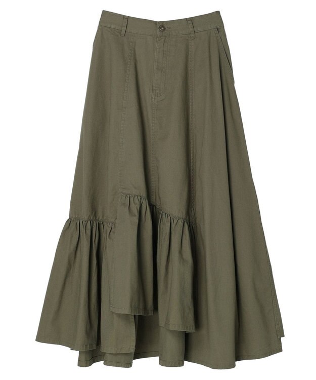 Green Parks ・ＳＵＧＡＲ　ＳＰＯＯＮ　イレヘムツイルスカート Khaki