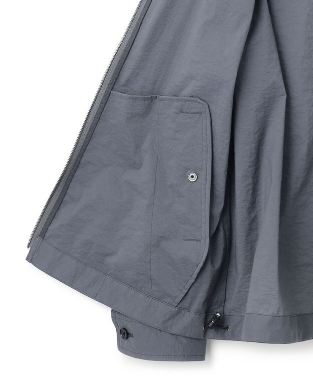 JOSEPH HOMME スーパーストレッチウェザー　ジップアップブルゾン ライトグレー系