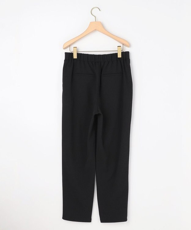 組曲 【先行予約・WEB限定】ジョーゼットジャージーテーパード パンツ ブラック系