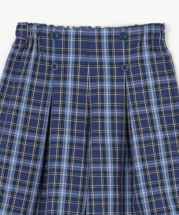 組曲 KIDS 【150-160㎝】チェック ショートパンツ ネイビー系5