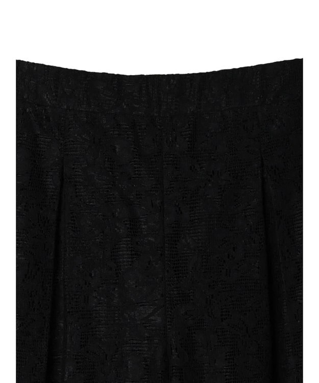 Green Parks レースタックパンツ Black