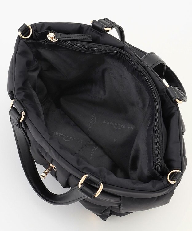 LA BAGAGERIE パデットブロック2WAYミニトート ブラック