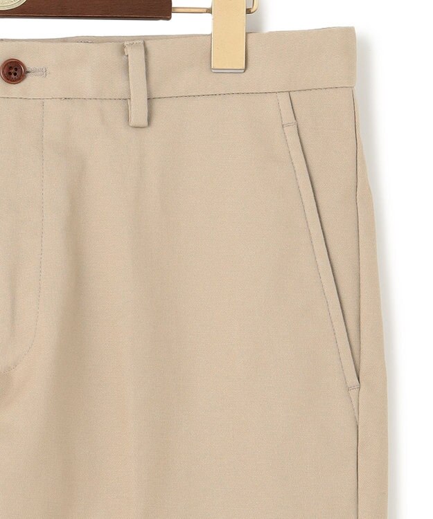 J.PRESS MEN ピースダイ トリコチンストレッチパンツ ベージュ系