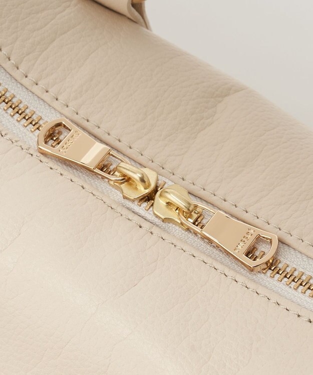 russet 《composition》レザー2WAYミニボストンバッグ(CE-1684) Ivory