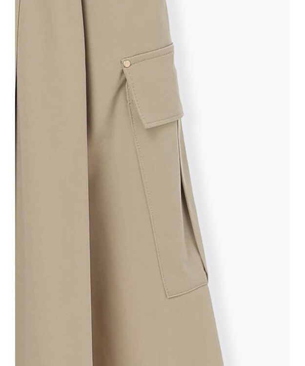 Te chichi カーゴフレアスカート ベージュ