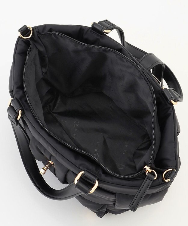 LA BAGAGERIE パデットブロック2WAYミニトート ブラック