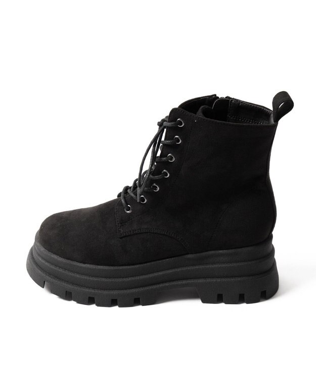 WEGO レースアップショートブーツ ブラックその他