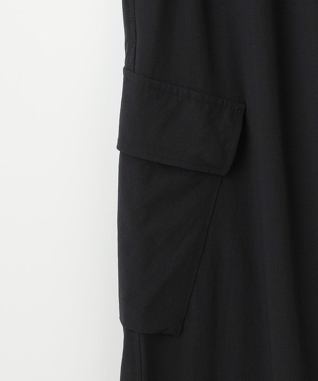 JOSEPH ABBOUD MOUNTAIN 【2wayストレッチ/軽量/ECO撥水】ナイロンリップ2wayストレッチ トレッキングカーゴパンツ ブラック系