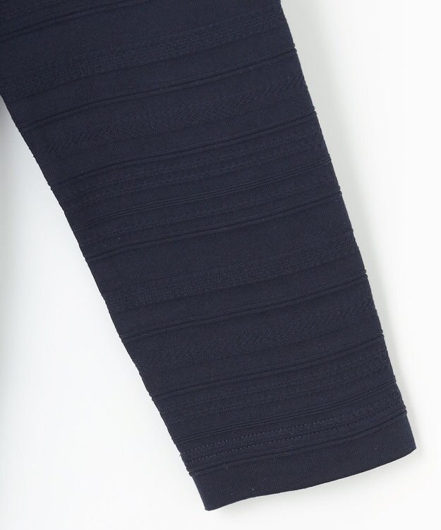 JOSEPH ABBOUD 【キングサイズ・オーガニックコットン使用】リンクスボーダー Tシャツ ネイビー系