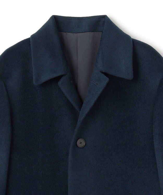 JOSEPH HOMME グロッシーウール　バルマカーンコート ネイビー系