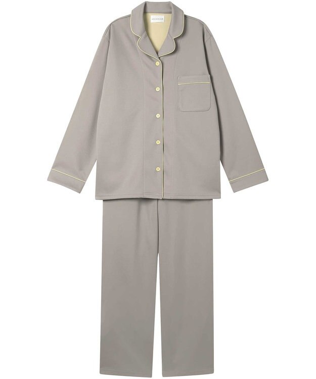 une nana cool 【綿混】接結パシャマ グレー