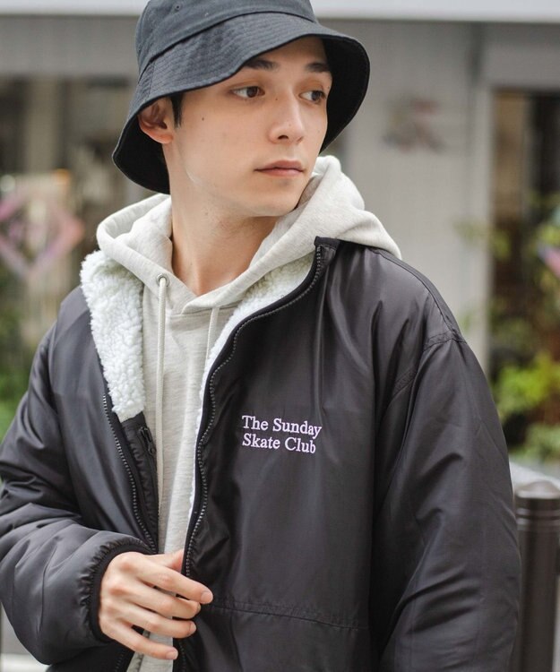 WEGO リバーシブルボアブルゾン ホワイト