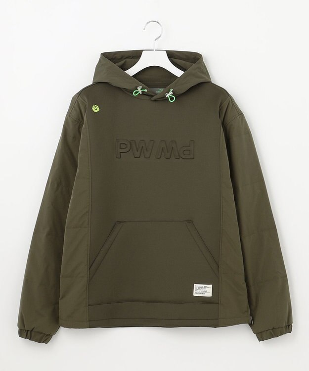 PW CIRCULUS 【MEN】中綿コンビデタッチャブルフーディ カーキ系