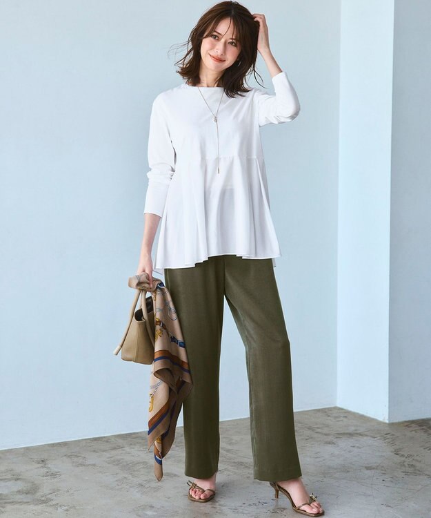 23区 NOMADIS JOY レザー ミニ トートバッグ ベージュ系