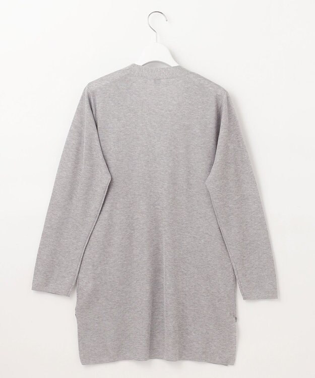 J.PRESS LADIES L 【洗える】Vis/Peスパーク ミディ丈 カーディガン ライトグレー系