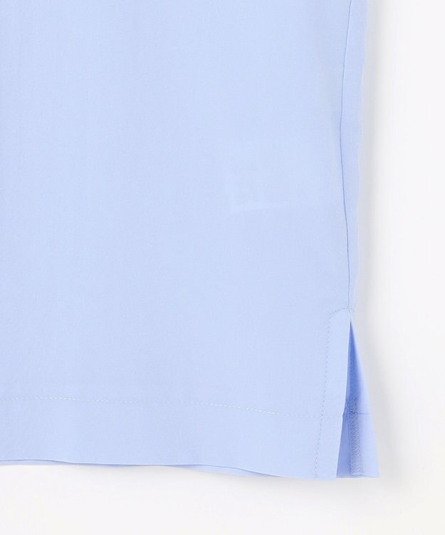 ANY 楽映えスキッパーブラウス ライトブルー