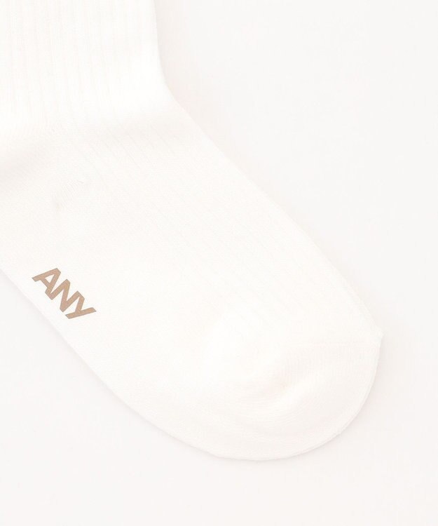 ANY KIDS ワンポイントハイソックス オフホワイト