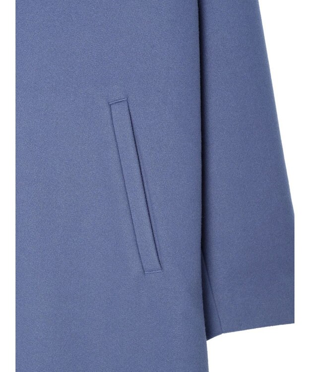 earth music&ecology チェスターコート（無地） Blue