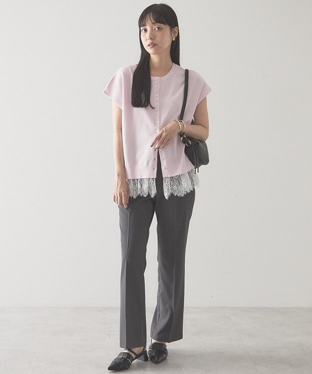 AMERICAN HOLIC 【前後2WAY】裾レースベスト Pink