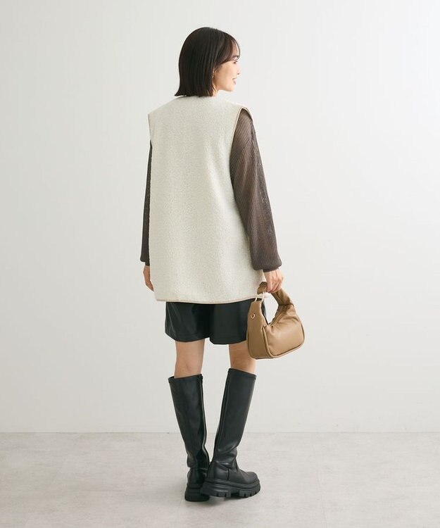 Green Parks ＢＰ　パイピングライトボアベスト Off White