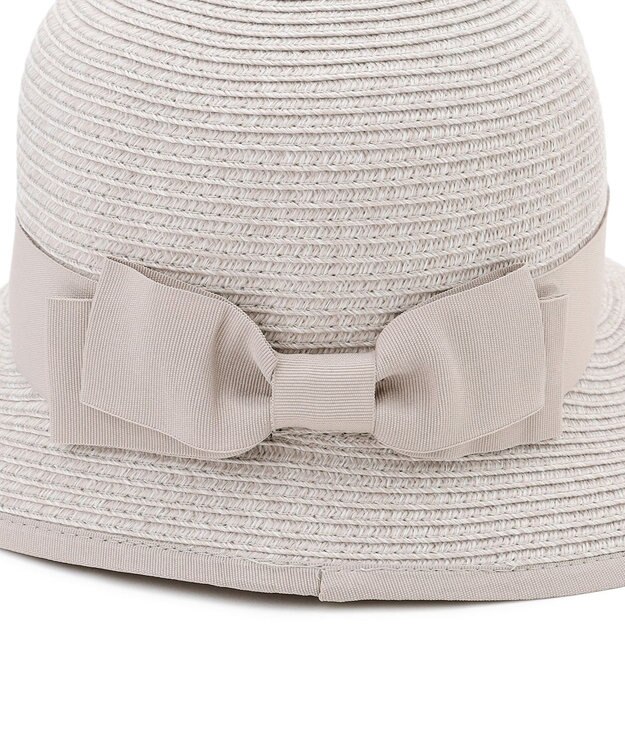 TOCCA 【サイズ調整可】HALF BRIM RIBBON HAT ブレードハット グレージュ系